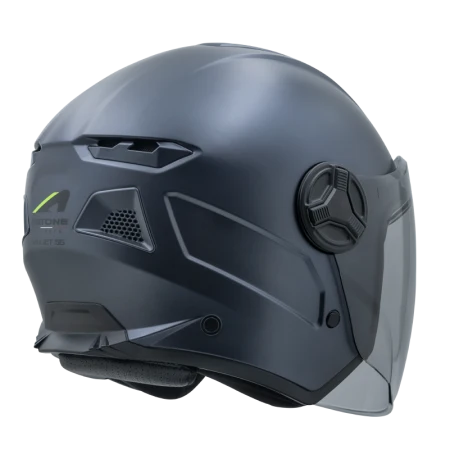 Open Face - MiniJet - S6 Titanium Blue