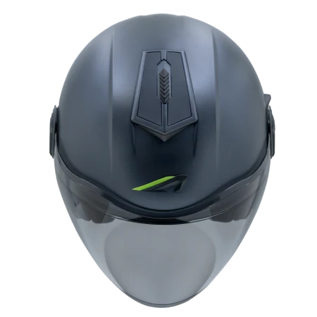 Open Face - MiniJet - S6 Titanium Blue
