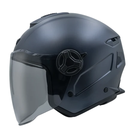 Open Face - MiniJet - S6 Titanium Blue